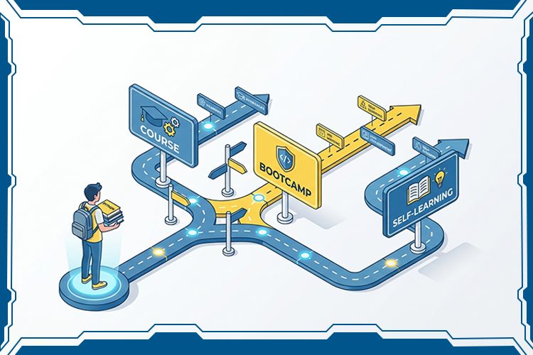 دوره آموزشی، بوت&zwnj;کمپ یا یادگیری خودآموز